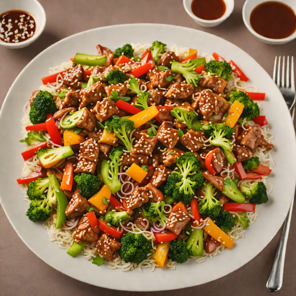 Spicy Korean-Style Pork Stir-Fry with Vegetables