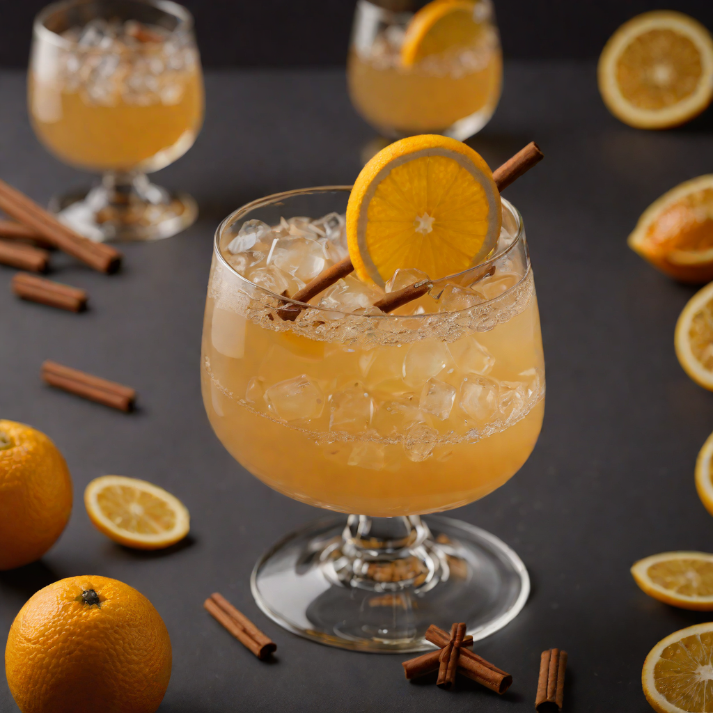 Citrus-Spiced Whiskey Sour with Toasted Cinnamon