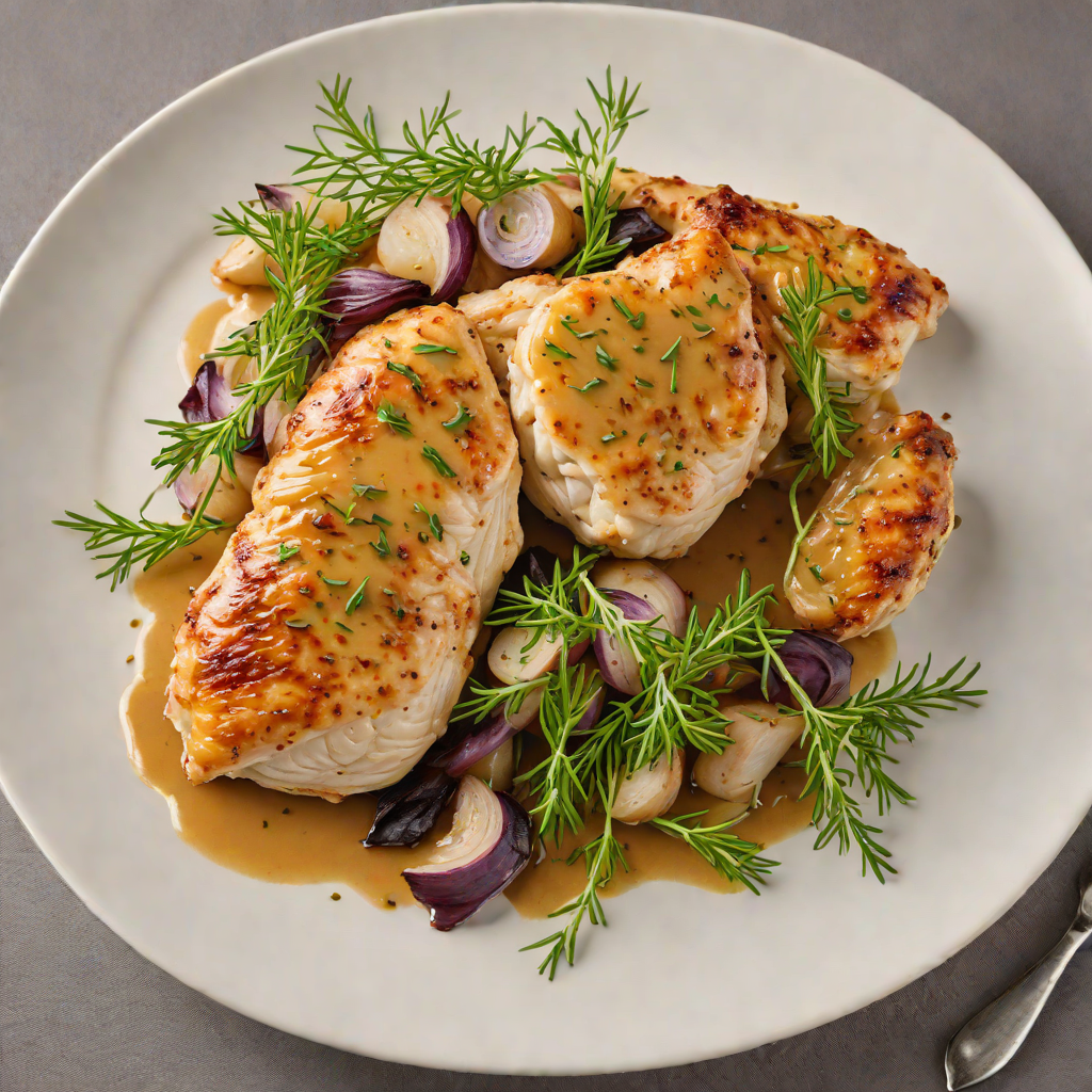 Pan-Seared Chicken with Thyme and Shallot Pan Sauce