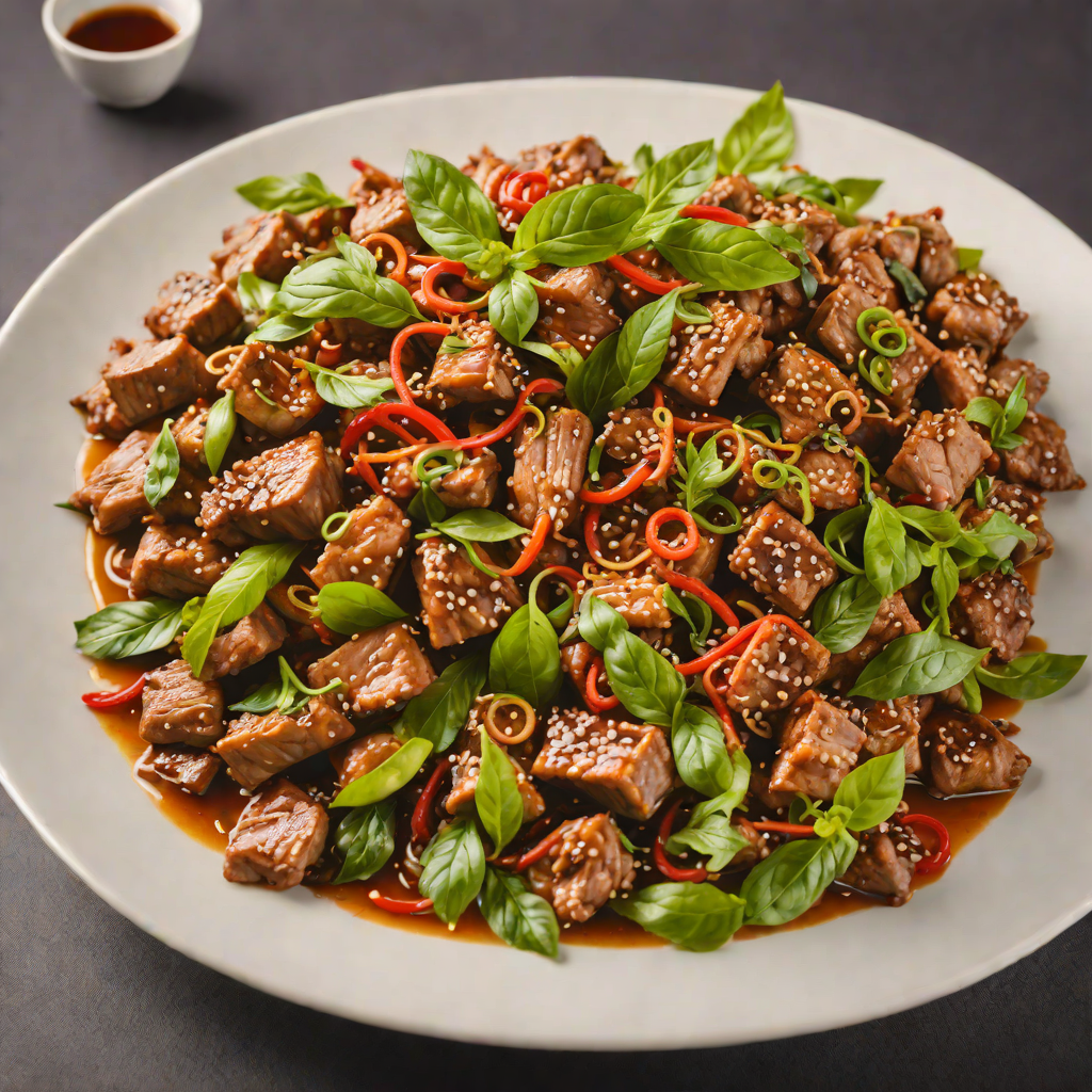 Spicy Stir-Fried Pork with Thai Basil