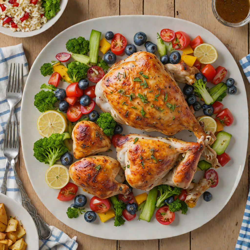 Sheet Pan Roasted Chicken with Veggies