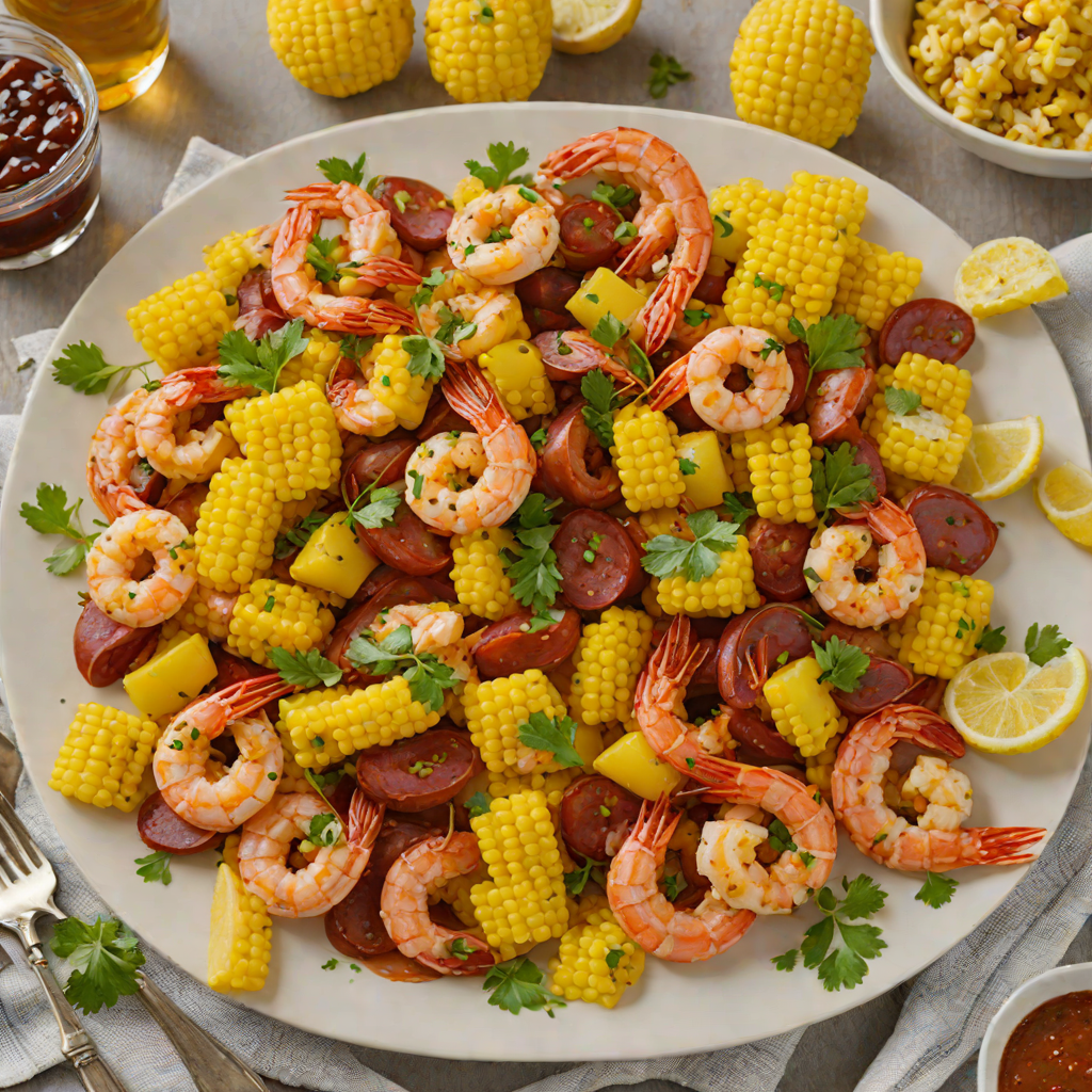 Carolina Lowcountry Shrimp Boil with Spicy Andouille Sausage