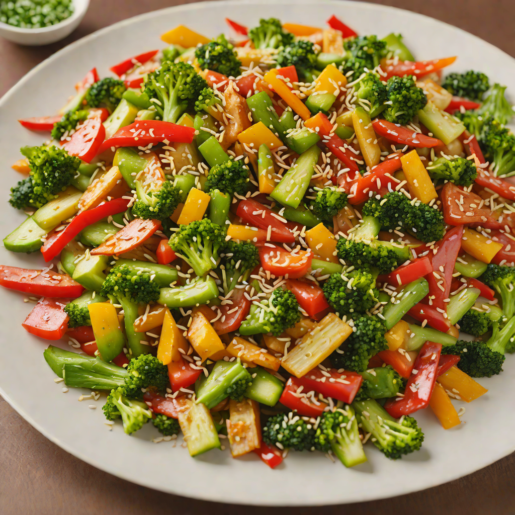Regional-Inspired Vegetable Stir Fry with Sesame