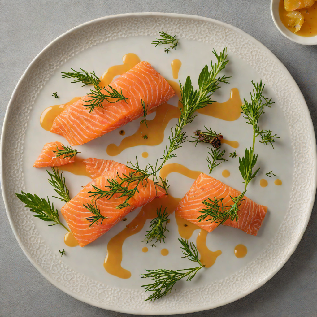 Arendelle-Inspired Nordic Herb-Cured Salmon