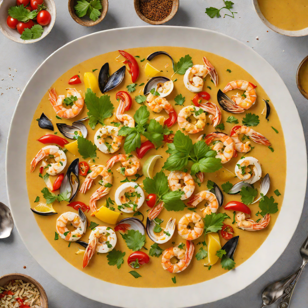 Seafood Moqueca with Coconut Milk and Dendê Oil