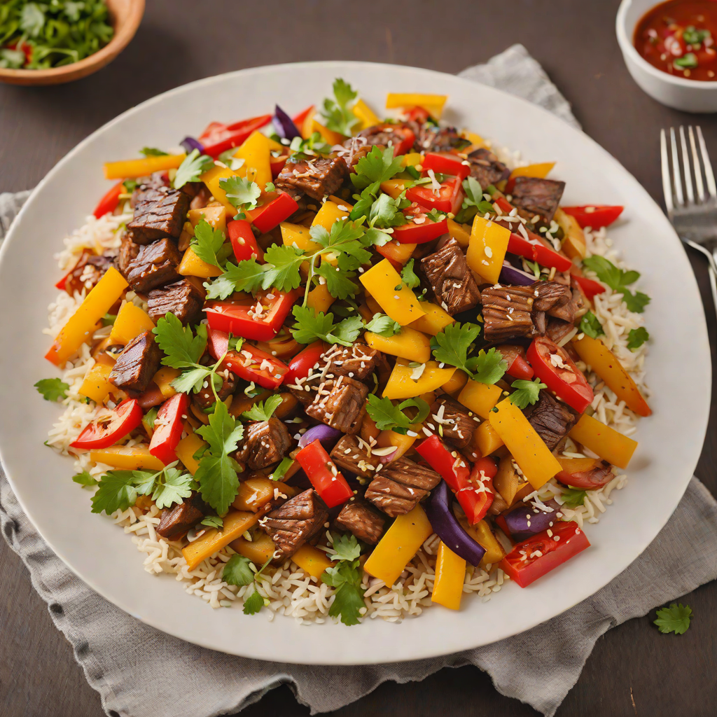 Spiced Peruvian Lomo Saltado Stir Fry