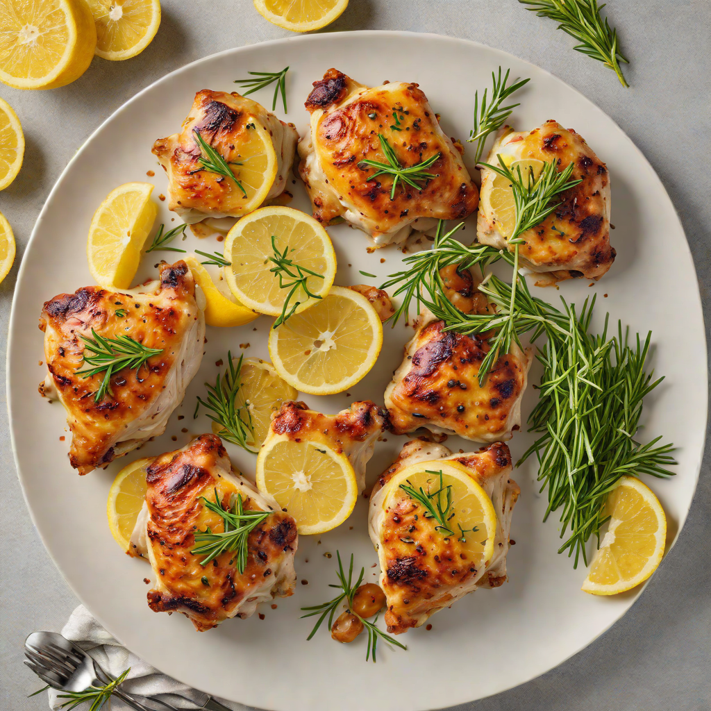 Pan-Seared Chicken Thighs with Lemon and Rosemary