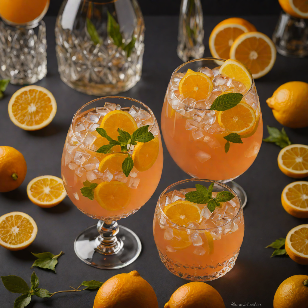 Citrus-Spiced Rum Punch Cocktail