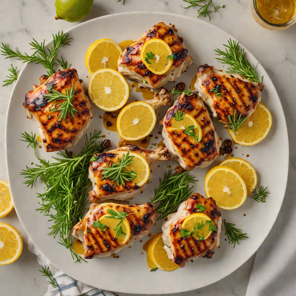 Northern Citrus and Juniper Grilled Chicken Thighs