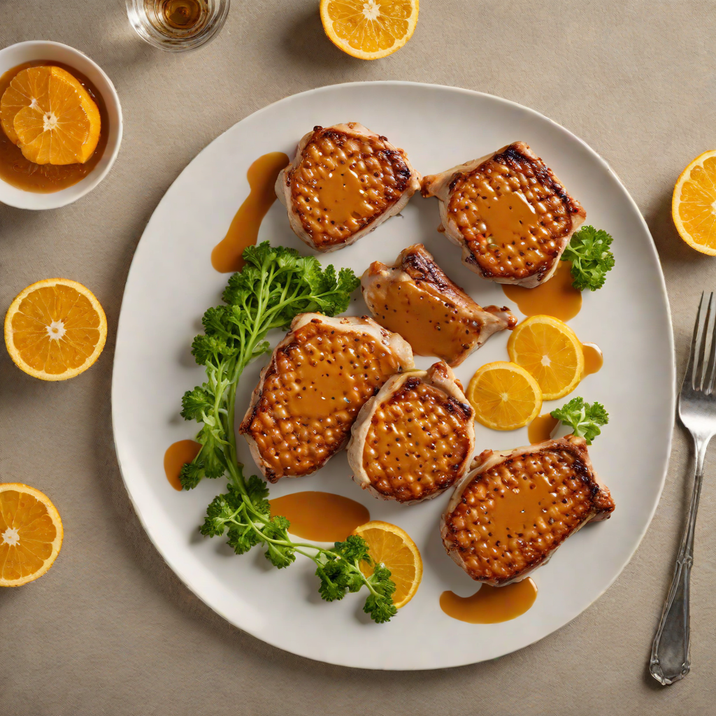 Pan-Seared Pork Chops with Bitter Orange Glaze