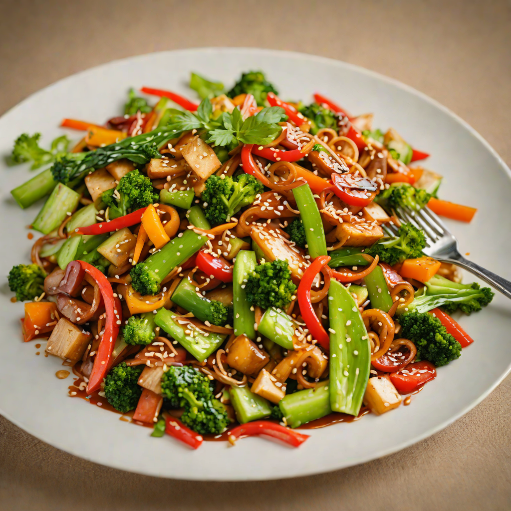 Vegetable Stir-Fry with Sweet Soy and Ginger