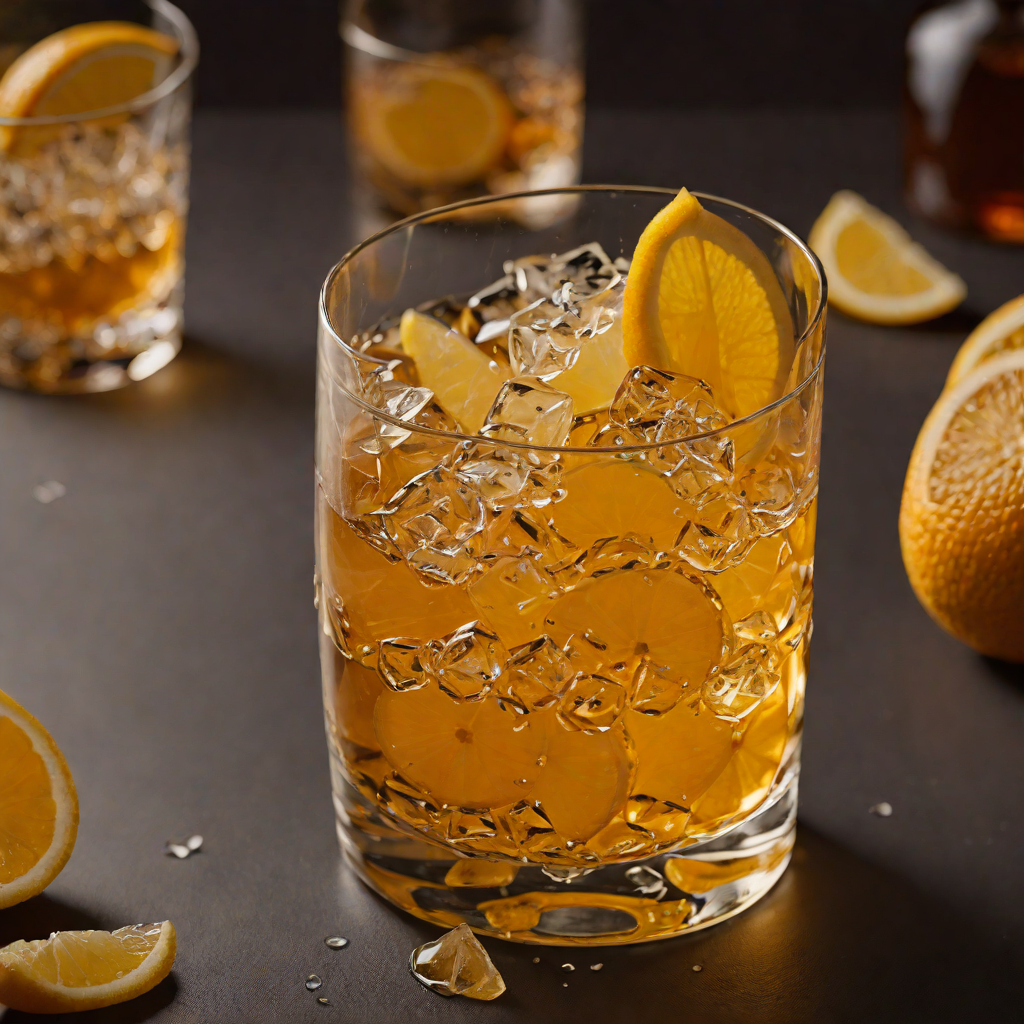Whiskey Citrus Harmony with Honey Syrup
