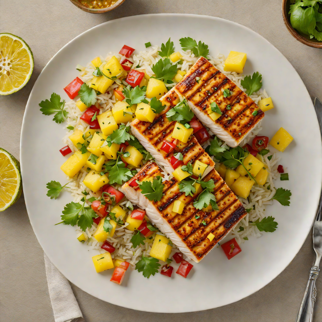 Seared Mahi-Mahi with Pineapple-Cilantro Salsa