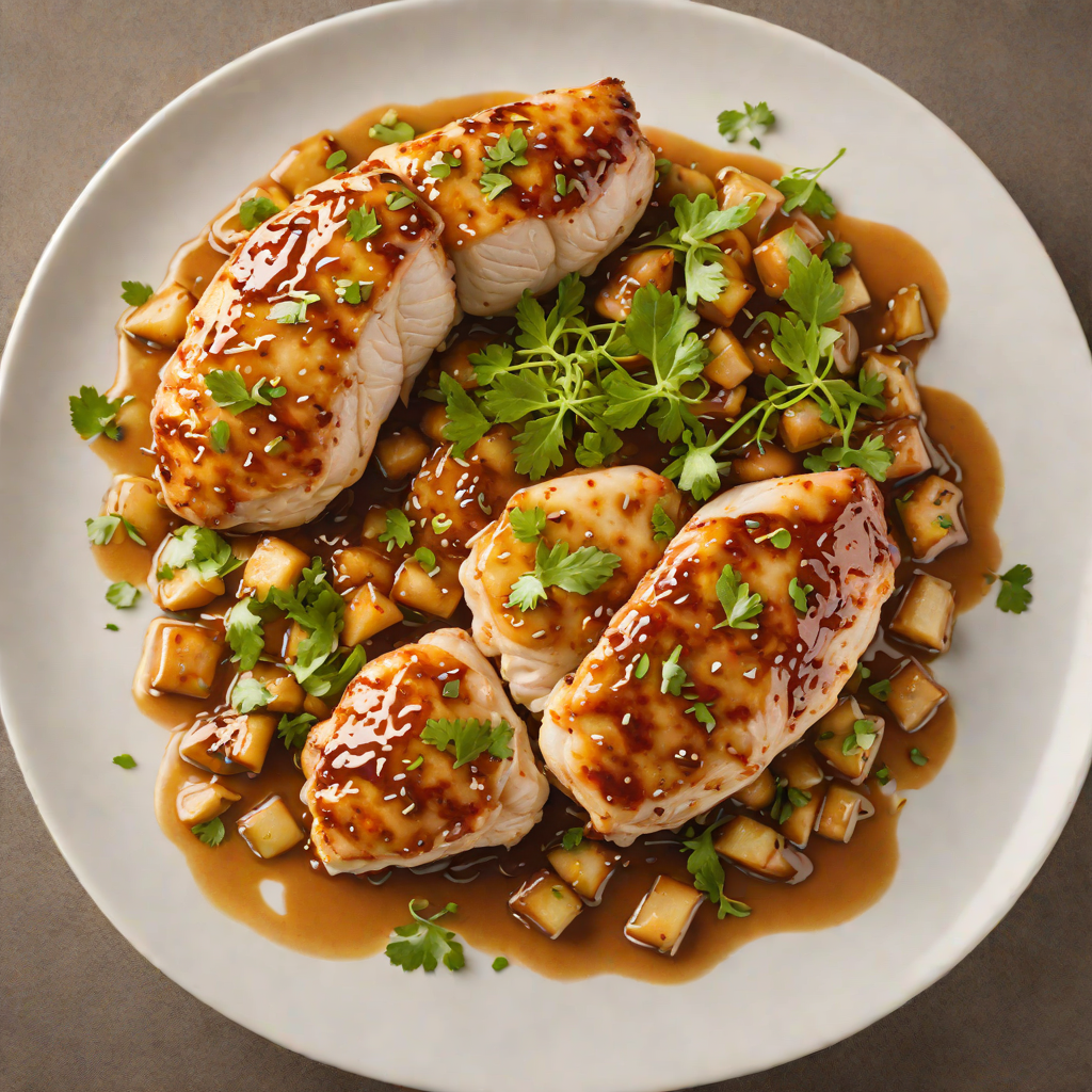 Sautéed Chicken Breast with Honey Garlic Glaze