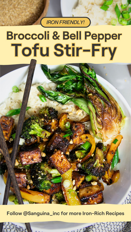 Chili-Garlic Stir-Fried Tofu with Broccoli and Bell Peppers