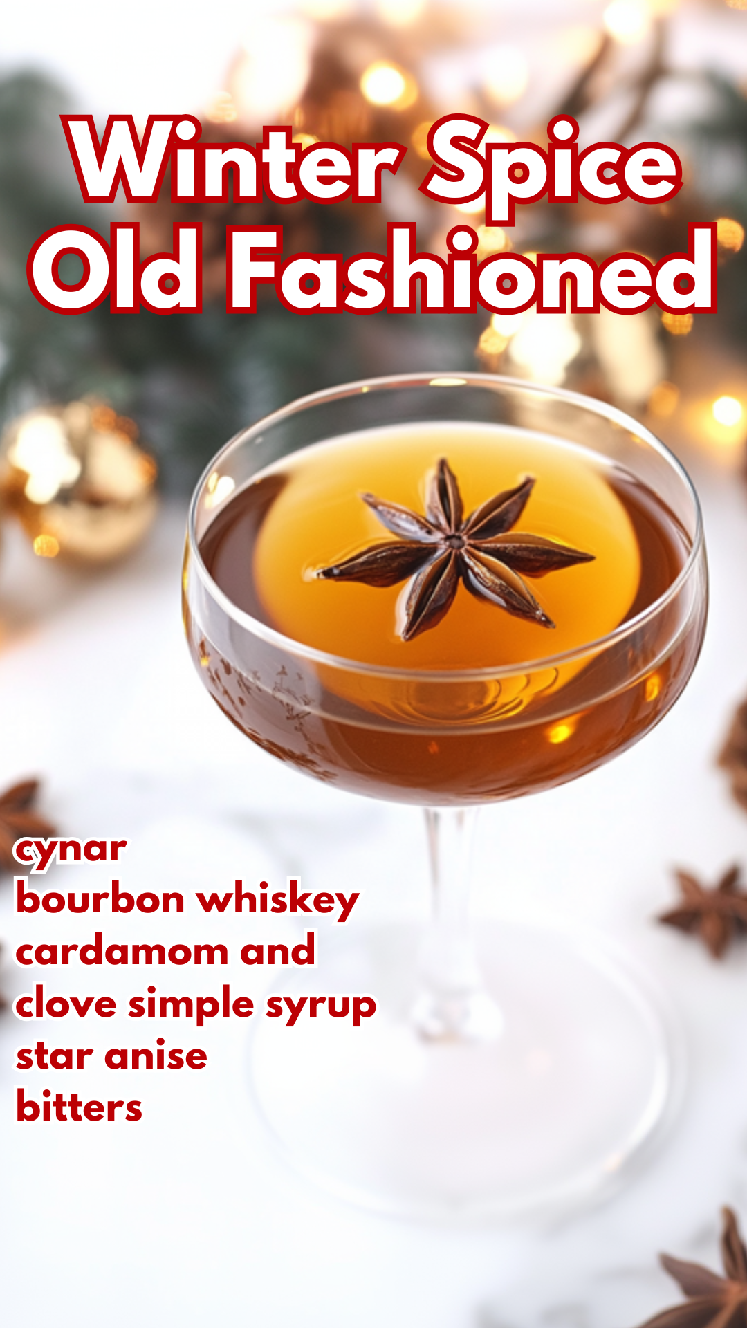 Columbus Winter Spice Old Fashioned