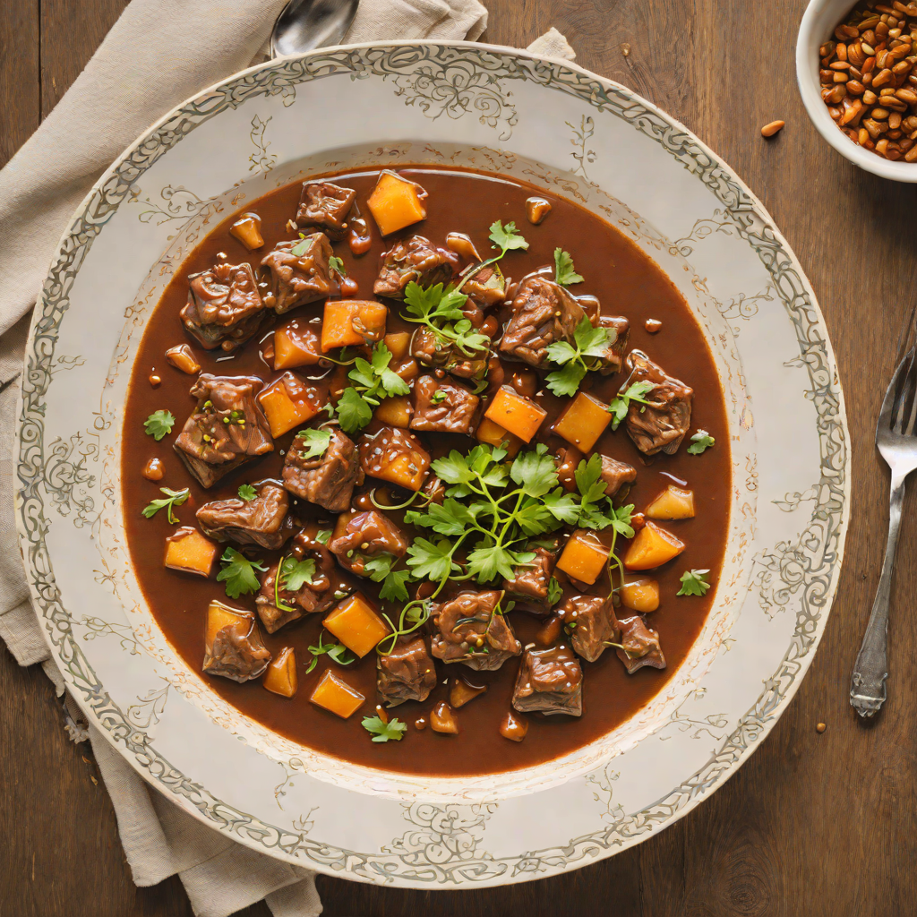 Slow-Simmered Lamb Stew with Date and Tamarind