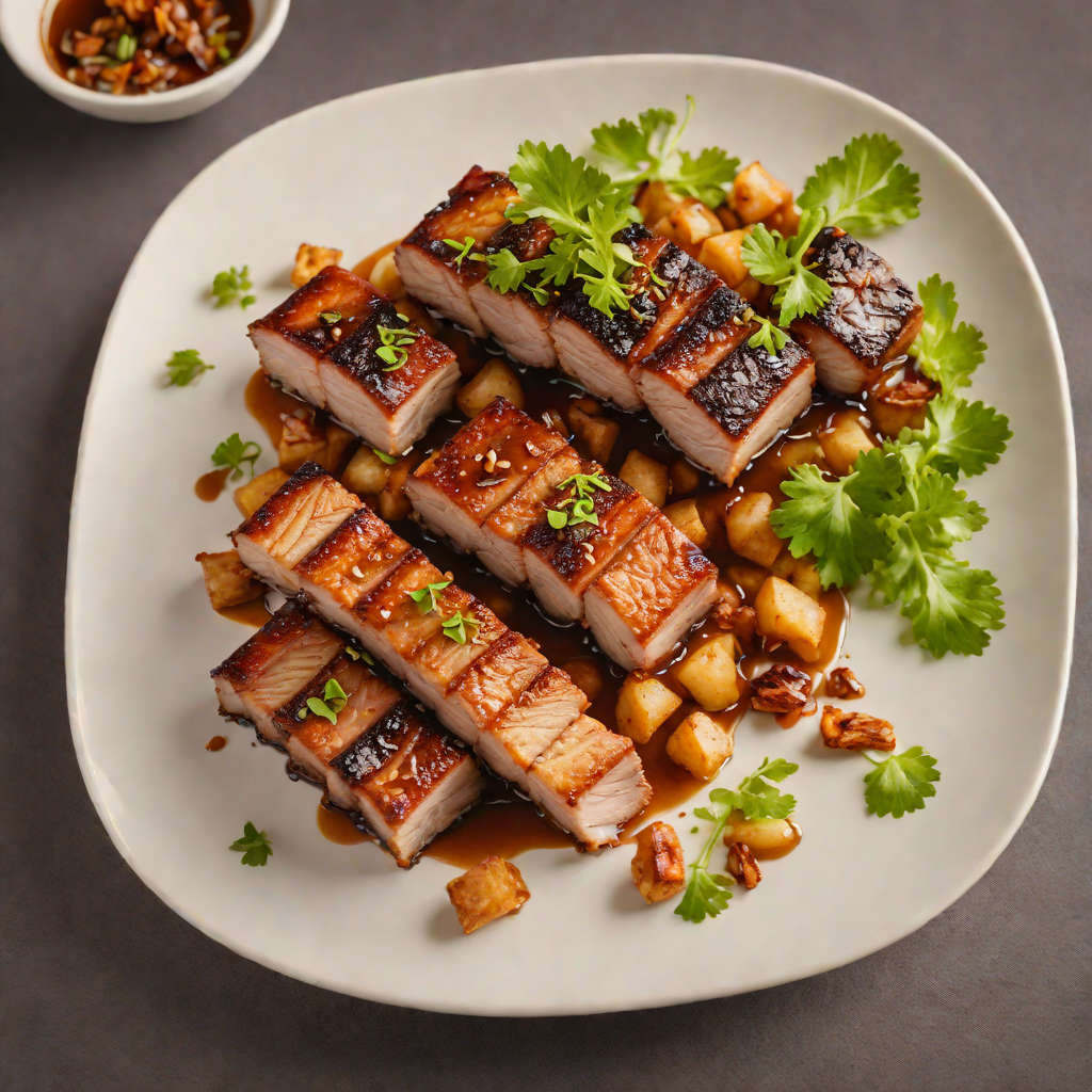 Slow-Roasted Black Skin Pork Belly with Crispy Crackling