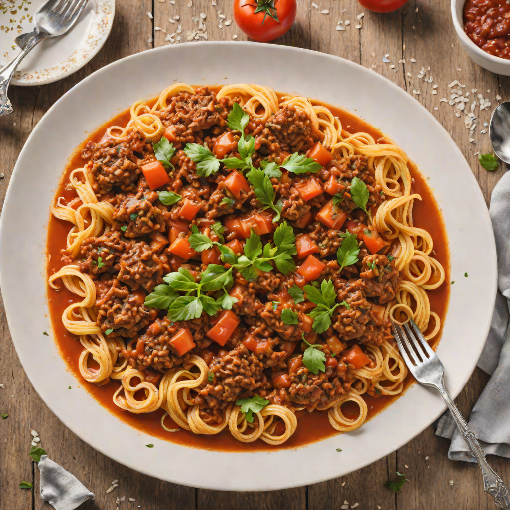 Slow-Cooked Beef Ragu with Rustic Tomato Sauce