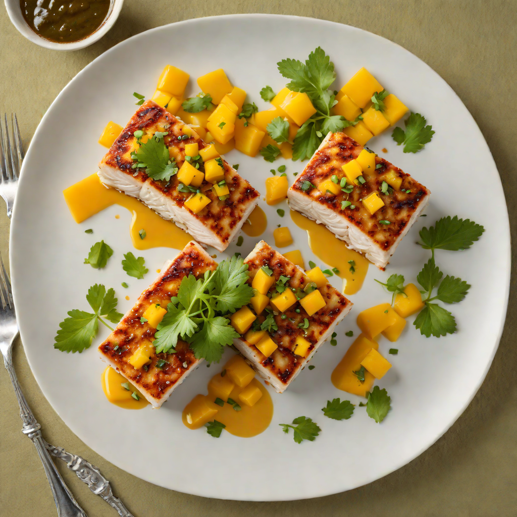 Pan-Seared Mahi Mahi with Mango-Cilantro Chutney