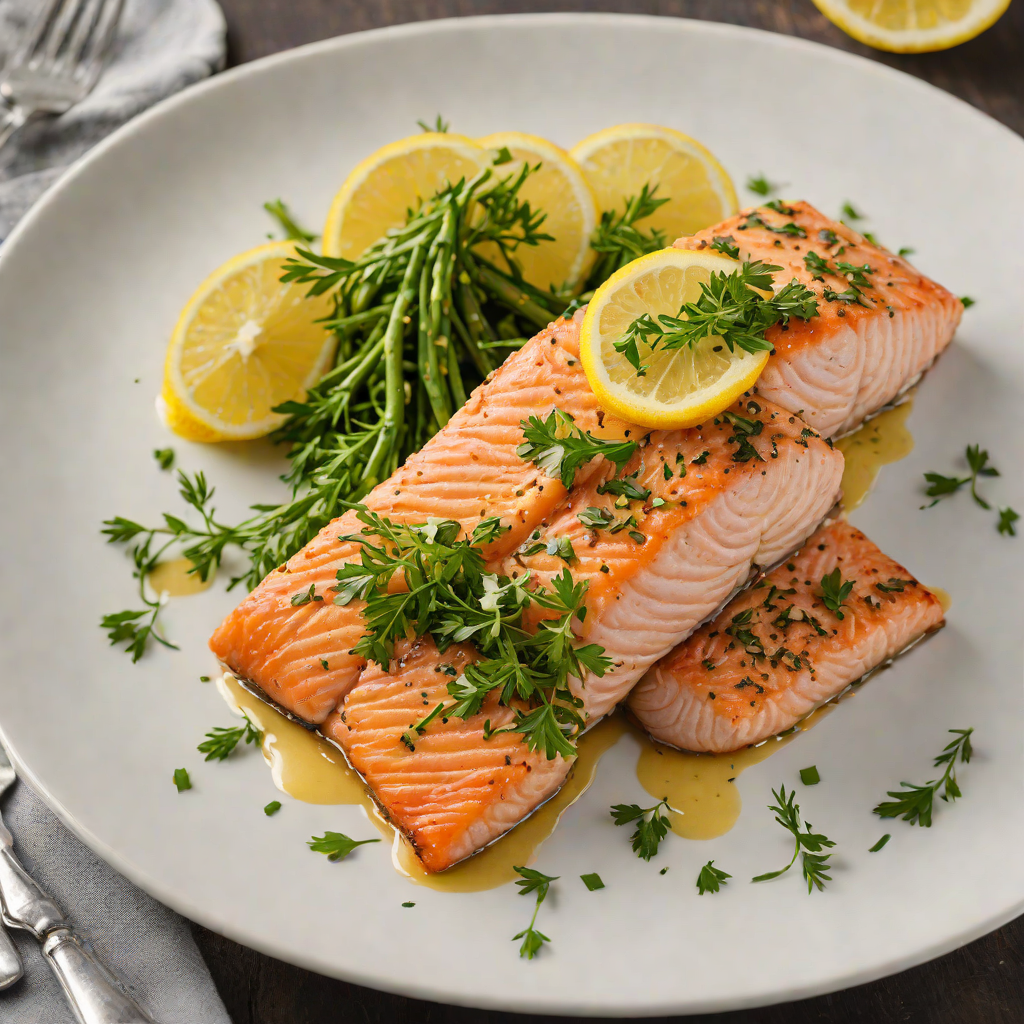 Pan-Seared Salmon with Lemon Dill Gremolata