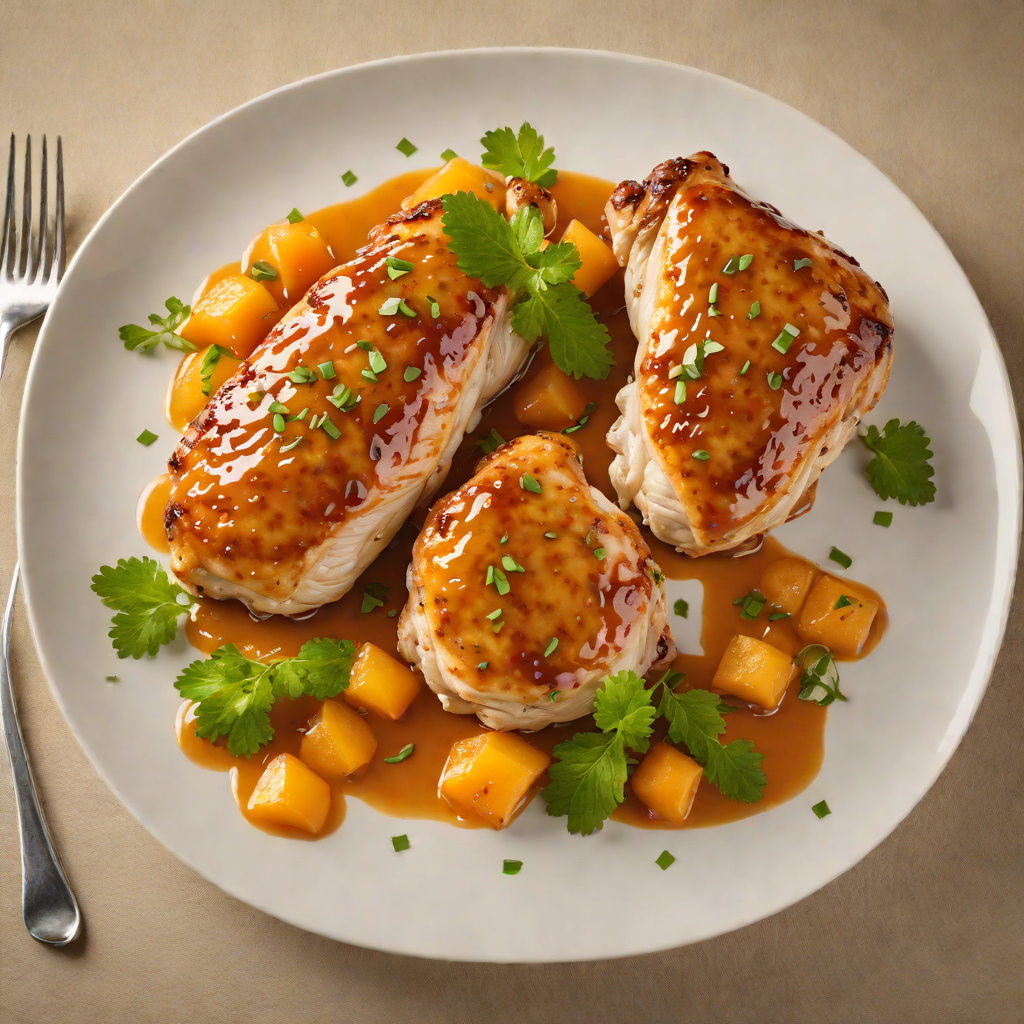 Pan-Seared Chicken with Sweet and Tangy Apricot Glaze