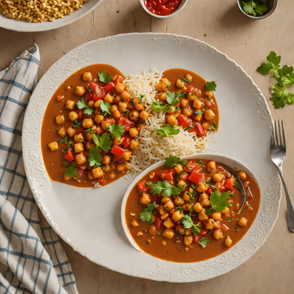 Smoky Paprika and Harissa Chickpea Stew with Tomato