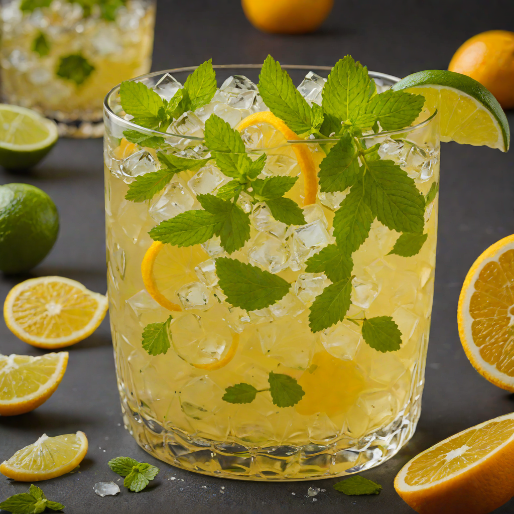 Citrus-Mint Iced Green Tea Cooler