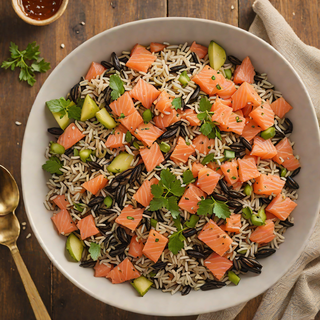 Upper Peninsula Wild Rice & Smoked Salmon Bowl