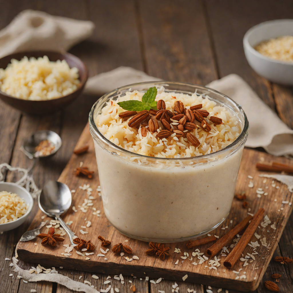 Toasted Tapioca Pudding with Coconut and Cinnamon