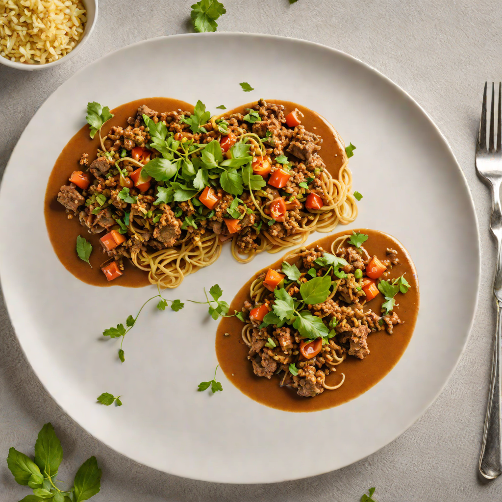 Slow-Cooked Kangaroo Ragù with Macadamia Pesto