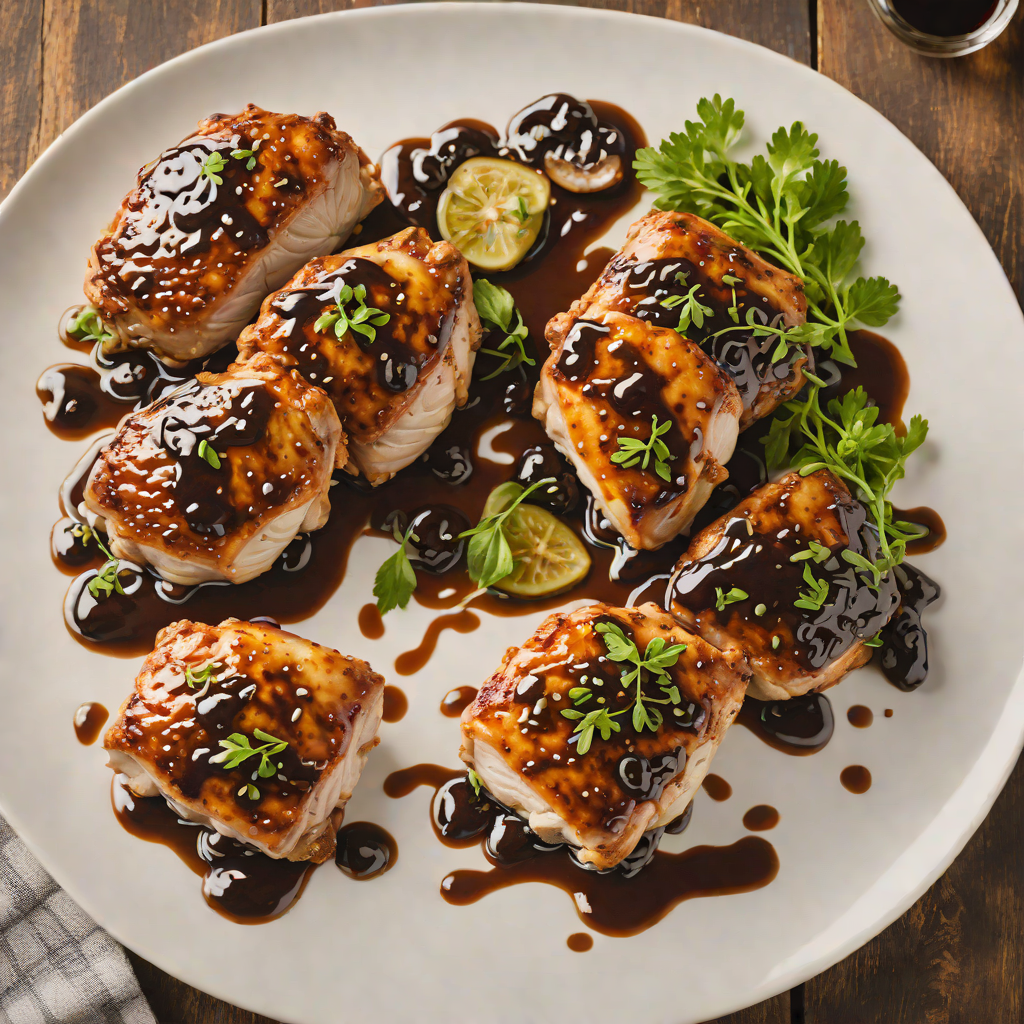 Pan-Seared Chicken Thighs with Maple-Balsamic Glaze