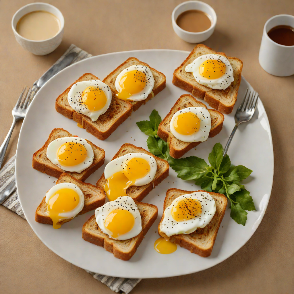 Kopitiam-Style Kaya Toast with Soft-Boiled Eggs