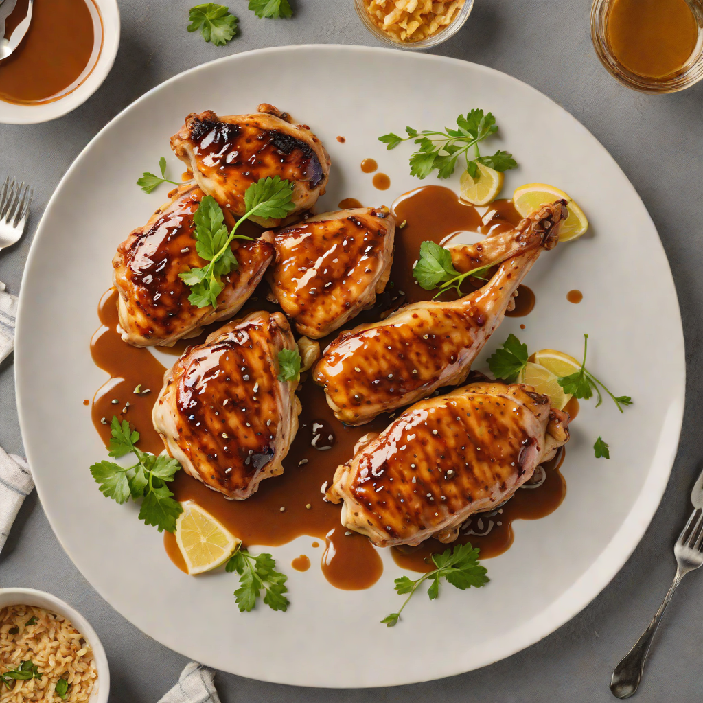 Pan-Seared Chicken with Spiced East Texas Honey Glaze