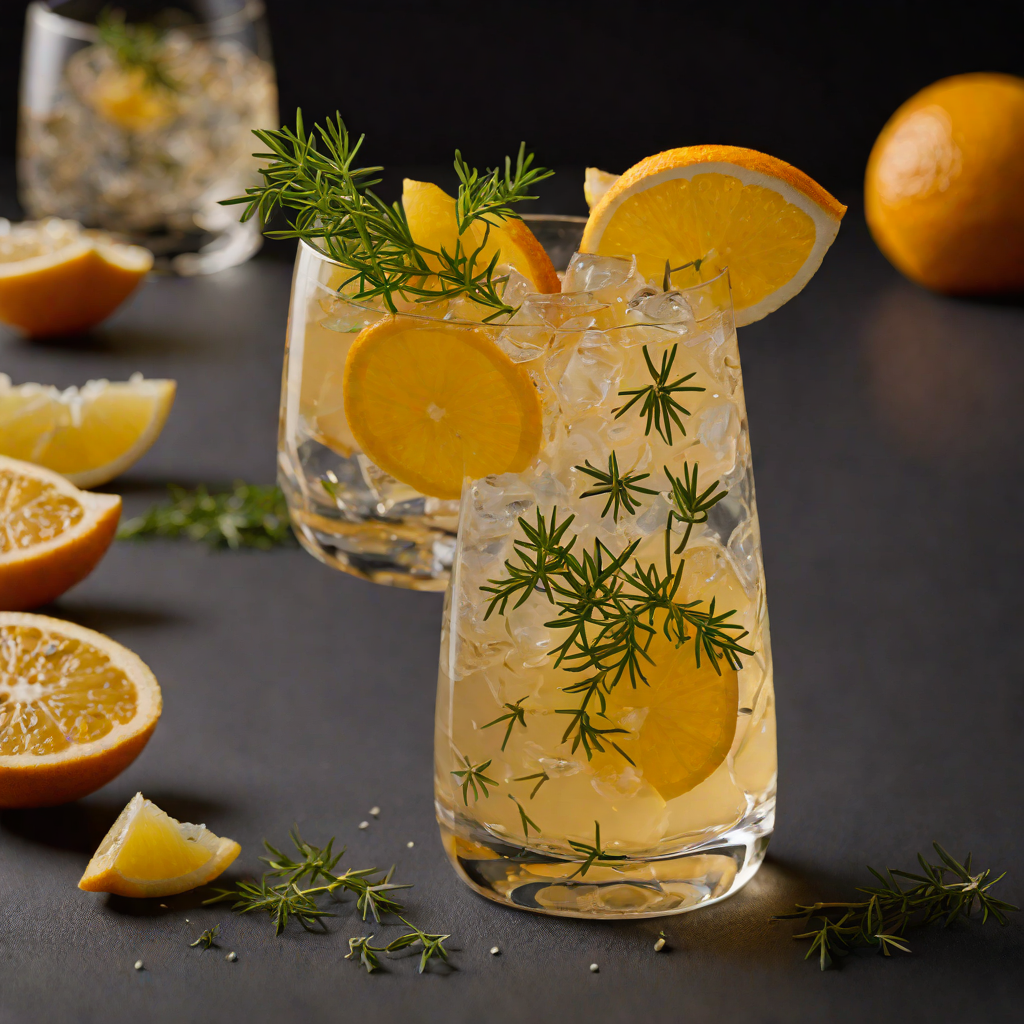 Velvet Citrus Whisper with Honey and Thyme