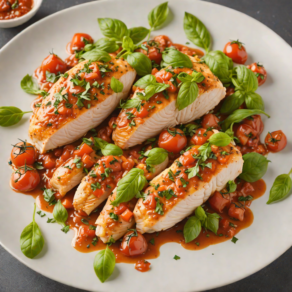 Pan-Seared Chicken Breasts with Tomato-Basil Sauce