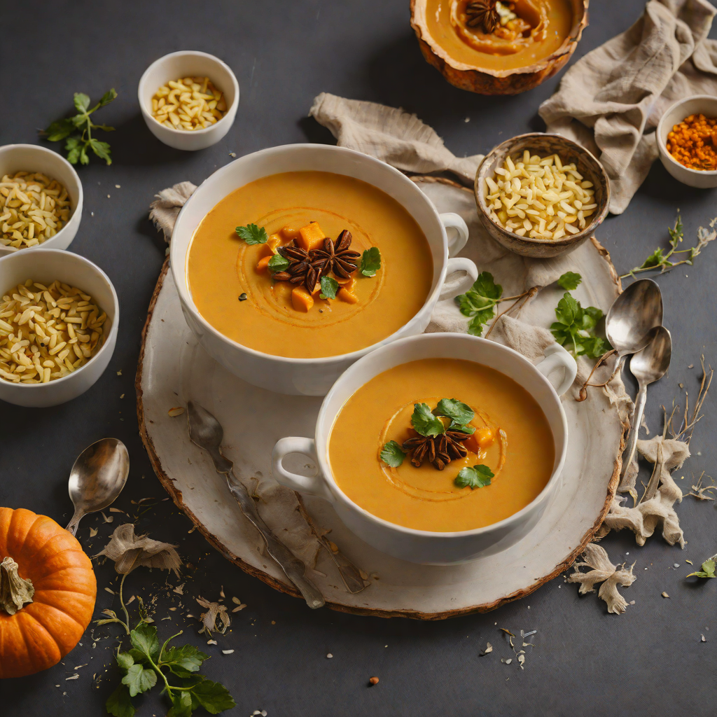 Four-Ingredient Spiced Pumpkin Soup