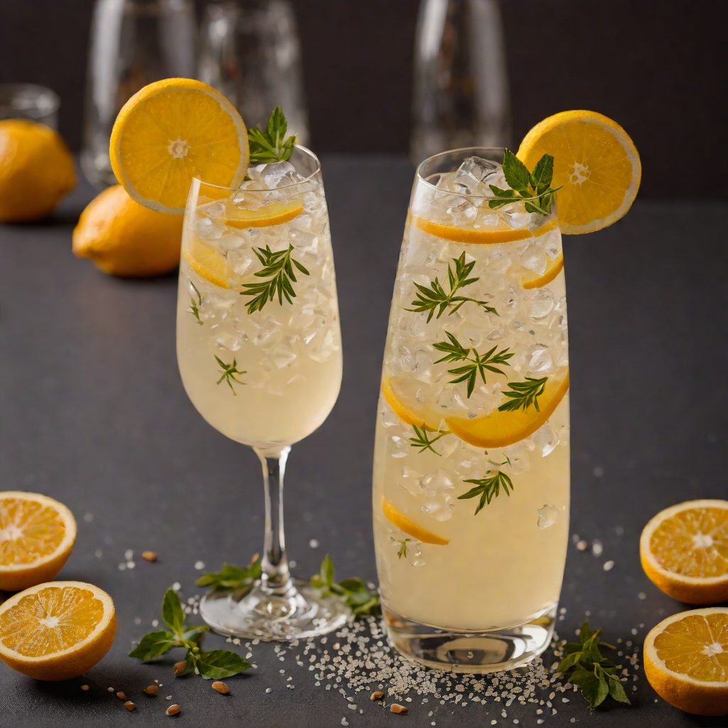 Citrus-Infused Gin Fizz with Cardamom Sparkle