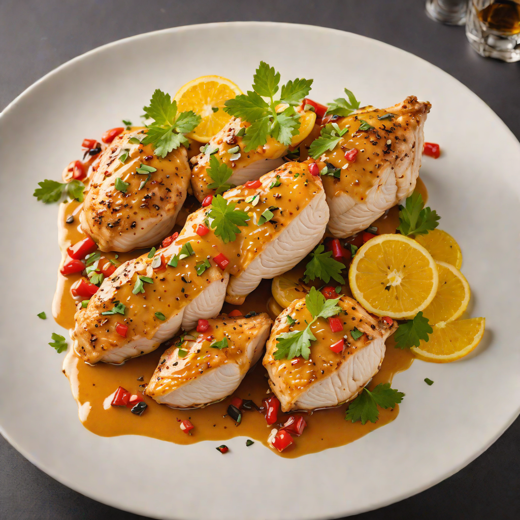 Pan-Seared Chicken with Tangy Citrus-Pepper Sauce