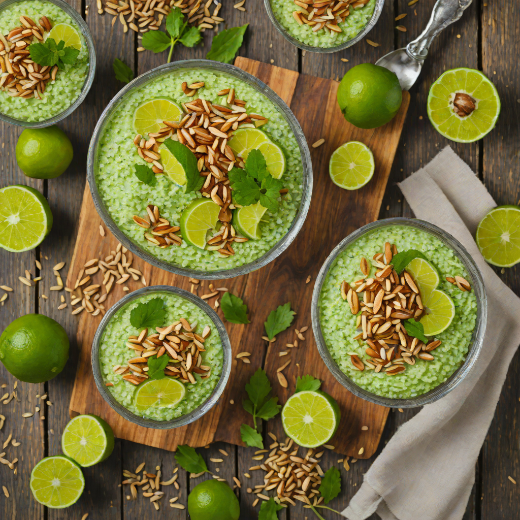 Honey-Lime Chia Pudding with Toasted Coconut