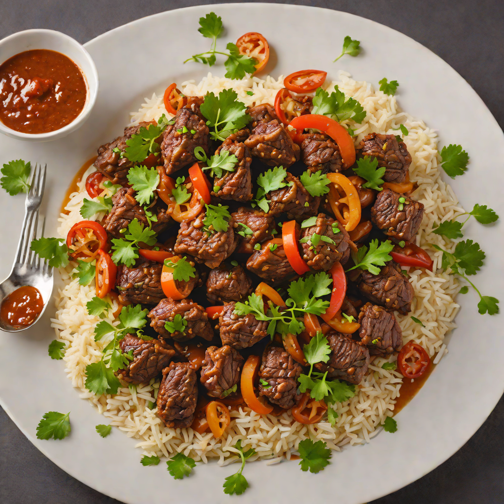 Slow-Cooked Ethiopian Lamb Tibs with Berbere and Onions