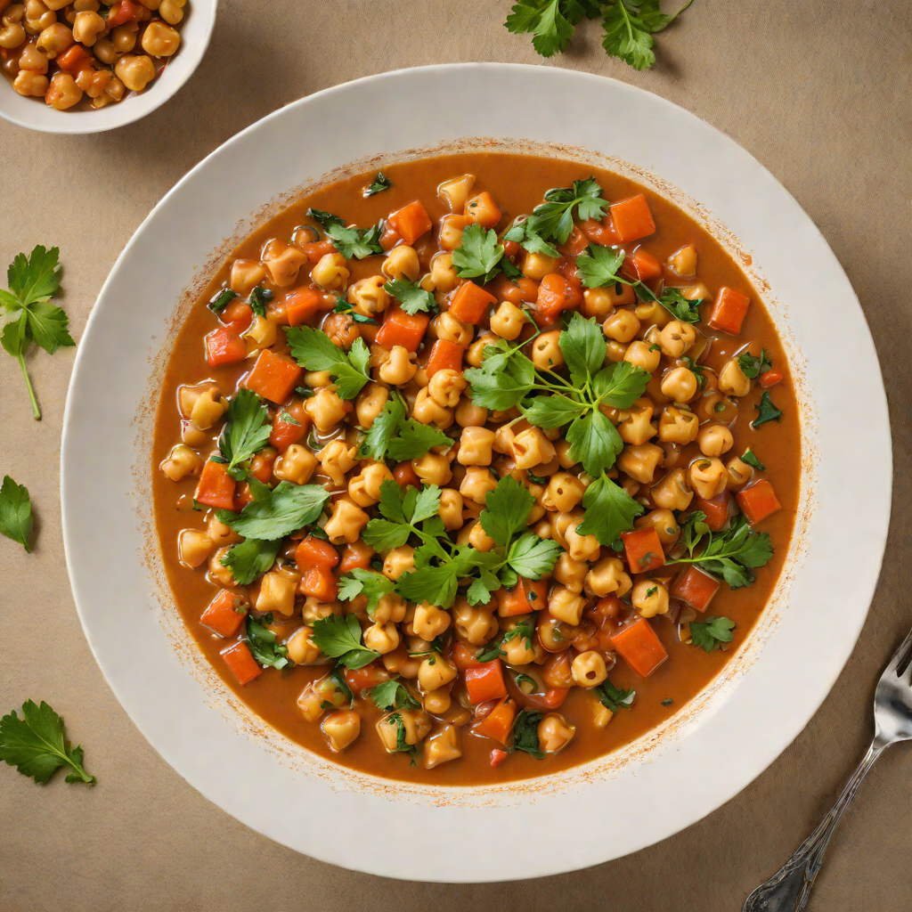Hearty Vegetable and Chickpea Stew with Smoked Paprika