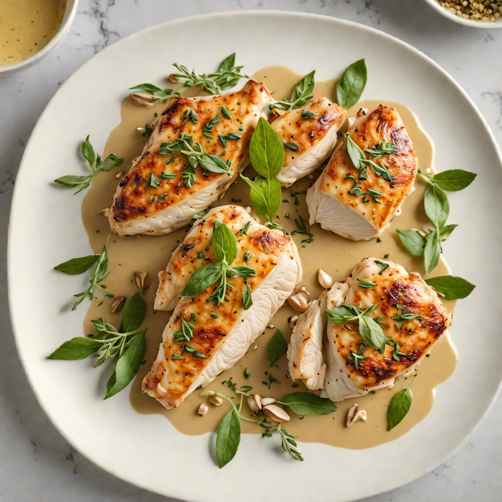 Pan-Seared Chicken with Garlic Sage Butter Sauce
