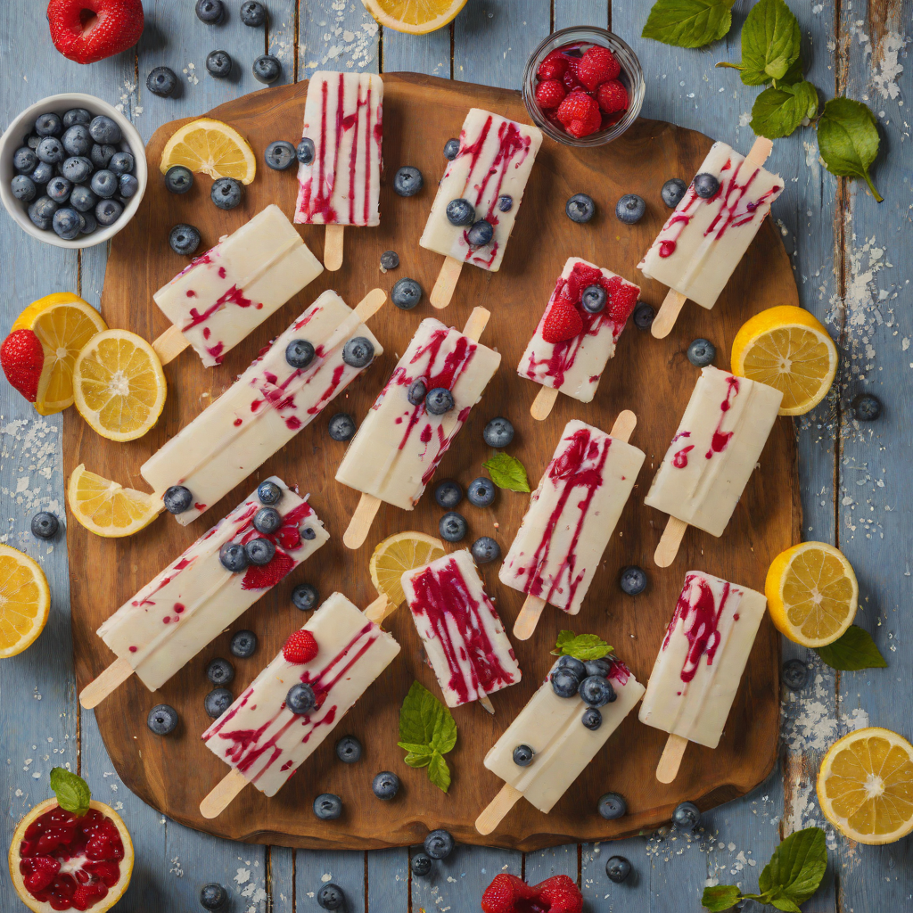 berry Lemonade Popsicles