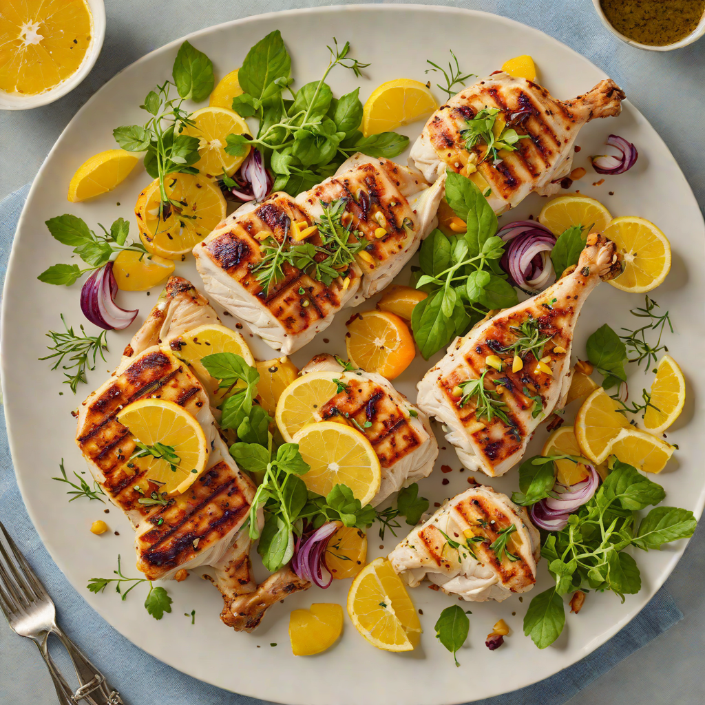 Grilled Northlands Herb-Marinated Chicken with Citrus Vinaigrette