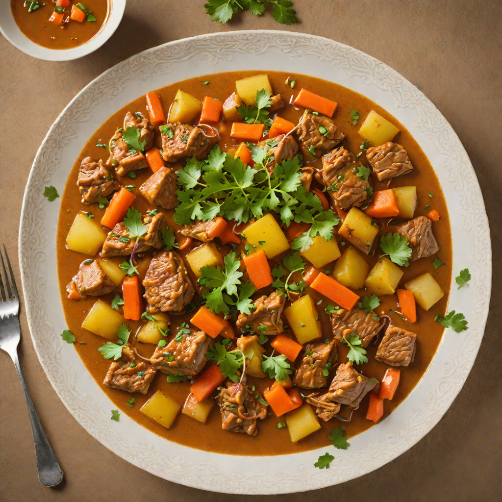 Slow-Cooked Vietnamese Pork Curry with Carrots and Potatoes