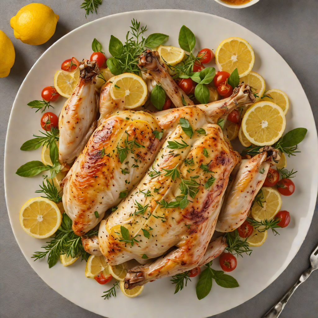 Oven-Roasted Herb Chicken with Lemon