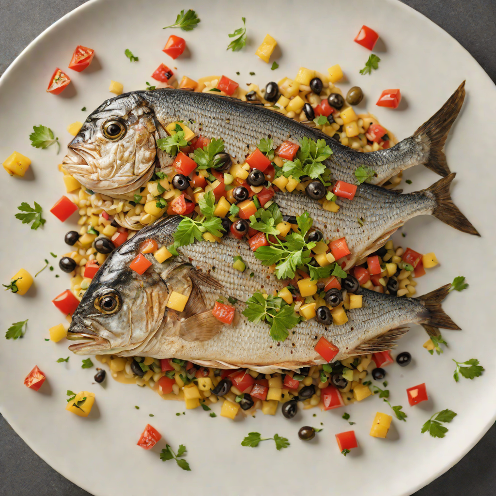 Pan-Seared Sea Bream with Olive and Tomato Salsa