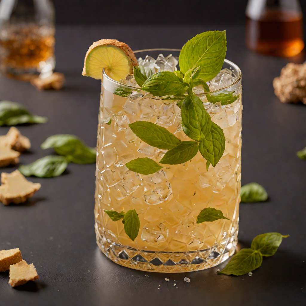 Ginger Basil Bourbon Smash