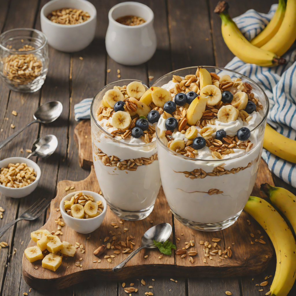 Honey-Roasted Banana and Greek Yogurt Parfait